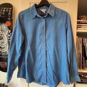 Blair Light Blue Corduroy Button Down Shirt